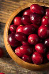 Raw Red Organic Cranberries