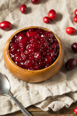 Red Organic Sweet Cranberry Sauce