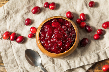 Red Organic Sweet Cranberry Sauce