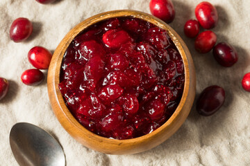 Red Organic Sweet Cranberry Sauce