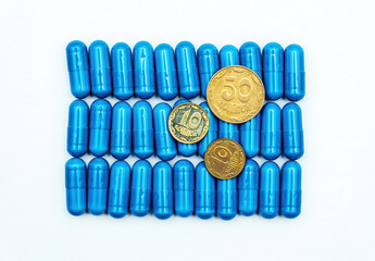 Pills and vitamins. Maintaining immunity and disease prevention