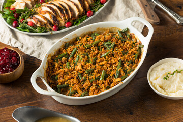 Homemade Thanksgiving Green Bean Casserole