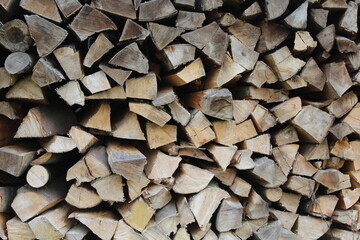 Holzstapel als Hintergrund