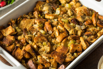 Homemade Thanksgiving Turkey Stuffing