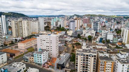 Fototapeta na wymiar Lages city center - Santa Catarina - Brazil