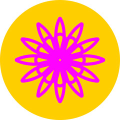 The Mandala Media Icon can be used for websites and other purposes