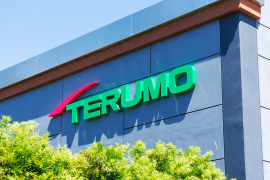 Terumo sign at Japanese medical devices company office in Silicon Valley - Campbell, CA, USA - 2020