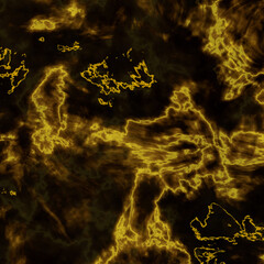 Abstract golden texture, fractal, golden fluid lines, dna