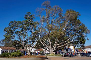 Square in the historical center of Tiradentes, Minas Gerais, Brazil