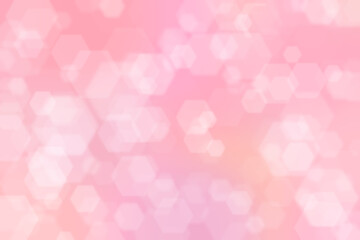 Soft pink abstract background with bokeh
