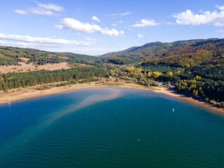 Iskar Reservoir near city of Sofia, Bulgaria