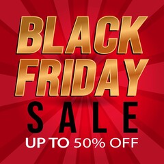 Black Friday Sale template, social media