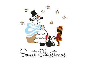 christmas cupcake