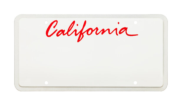 California License Plate