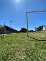 potrero argentino donde se juega futbol de barrio © Martin