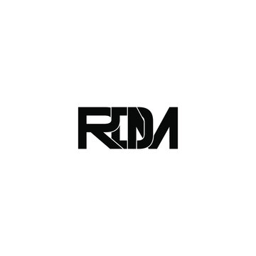 rdm letter original monogram logo design