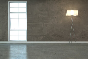 3d rendering interior scene