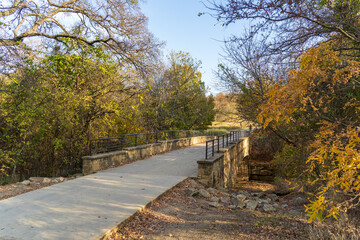 bridge in autumn