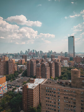 Cityscape views of the Lower East Side, in Manhattan, New York City