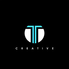 Obraz premium T Letter Initial Logo Design Template Vector Illustration