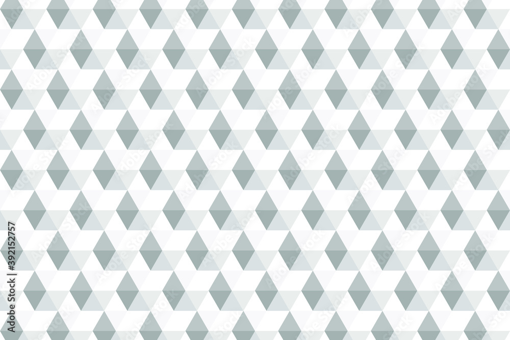 Poster abstract geometric hexagonal graphic design print 3d cubes pattern. white triangular background. whi