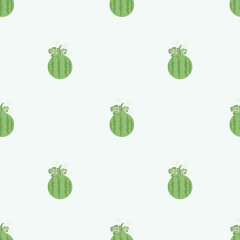Watermelon  ilustration seamless pattern.Great for wrapiing paper,scrapbooking,textile,fabric,greting card.
