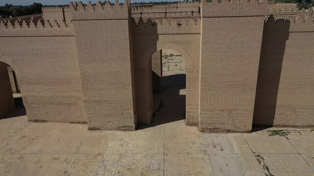 The city on the Euphrates River is about 85 kilometers south of the capital Baghdad