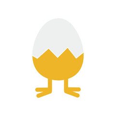 chick foot out of egg starting to hatch