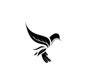 Bird animal icon logo design template