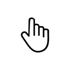 Hand cursor icon