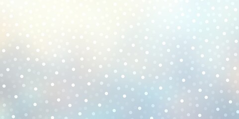 Glittering bokeh light blue winter holidays decorative background. Abstract snow effect.