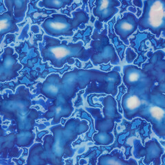 Winter blue swirls, lines, background with bubbles