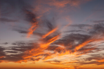 fire in the sky