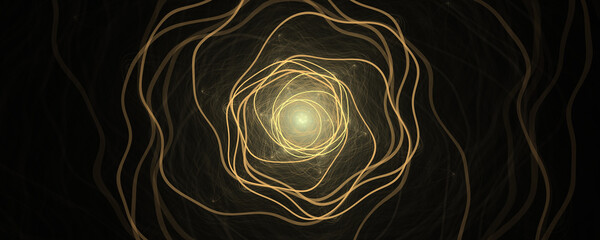 Wavy circular energy background © Prime
