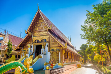Wat Phra Singh is an ancient, Lanna style temple and a major tourist attraction in Chiang Rai, Thailand.