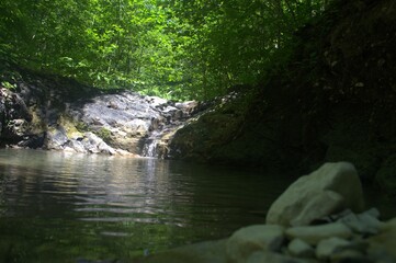 waterfall in the forest