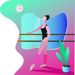 Vector illustration on the theme of dance. Suitable for dance studios, groups, fitness centers. Can be used as logos, icons for websites.