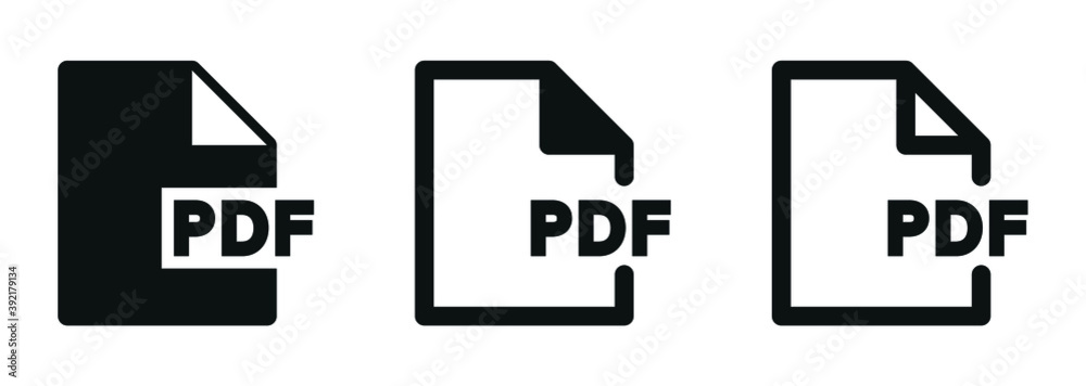 Poster pdf icon vector
