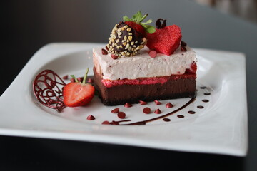 Strawberry Chocolate Lasagna