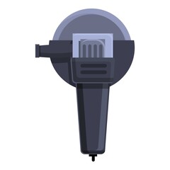 Craft grinding machine icon. Cartoon of craft grinding machine vector icon for web design isolated on white background