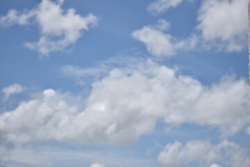 blue sky with clouds