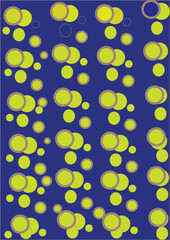 Abstract Dark blue and light green or Spring green Circle pattern