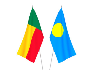 Benin and Palau flags