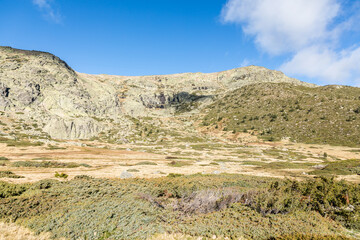 Peñalara Glacier Circus and the Peñalara Glacial Lagoons, in Madrid's Sierra de Guadarrama.