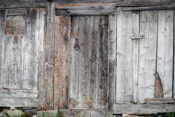 old wooden door