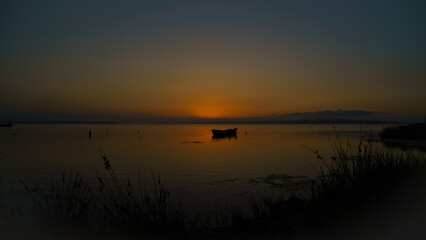 Obraz premium gulf of lion sunset and plagemesu beach, gonnesa, south sardinia 