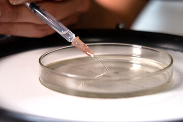 visual experiments in physics and chemistry from the school curriculum.  equipment for experiments. school laboratory. Gas mixer. Stylized photo. complex of equipment in operation. Selective focus. Sc