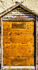 old blank sign - copyspace