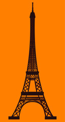 illustration of eiffel tower in Paris

