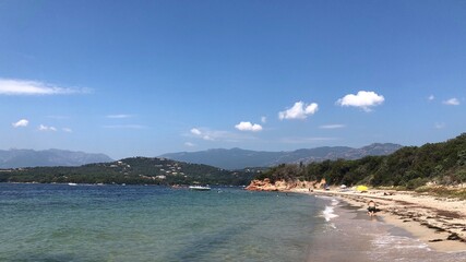 view of the sea and mountains